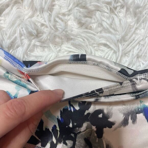 Nike Dr-Fit Leggings Pants Yoga Athletic Watercolor Splash Size M Full Length - Picture 2 of 10